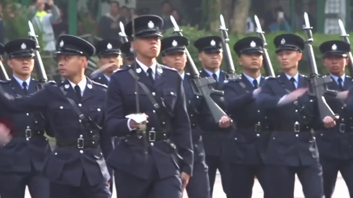 香港警察学院的步操训练